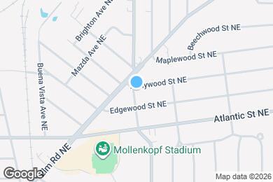 Map image of the property - 1206 Hollywood St NE