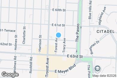 Map image of the property - 6143 Forest Ave