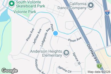 Map image of the property - 1787 Pinon Ave