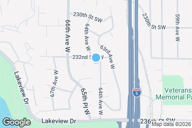 Map image of the property - 23204 64th Ave W