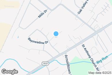 Map image of the property - 3606 Baymeadow Dr