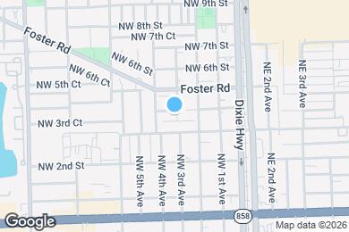 Map image of the property - 300 NW 3rd Ct