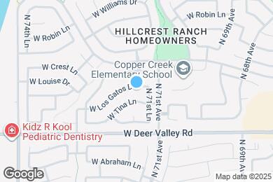 Map image of the property - 7205 W Los Gatos Dr