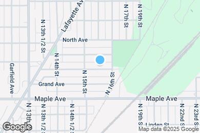 Map image of the property - 1532 Woodley Ave