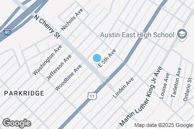 Map image of the property - 2607 E 5th Ave