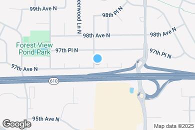 Map image of the property - 9700 Cottonwood Ln N