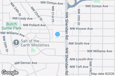 Map image of the property - 2112 NW Bessie Ave