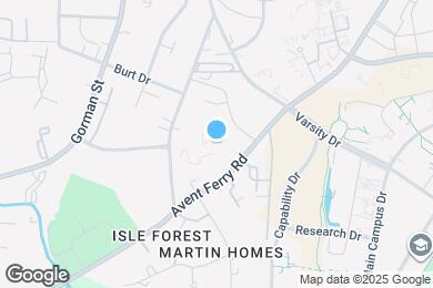Map image of the property - 2500 Avent Ferry Rd