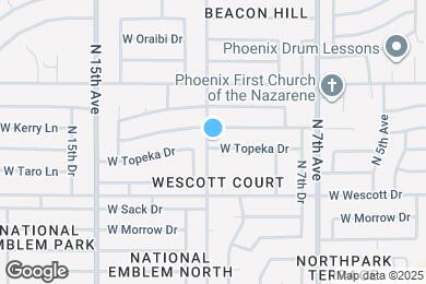 Map image of the property - 1208 W Topeka Dr