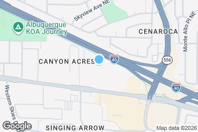 Map image of the property - Studios on Route 66