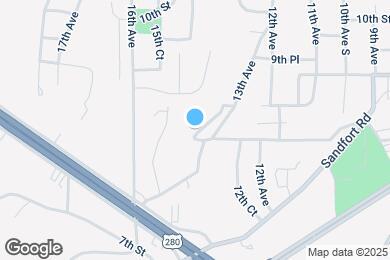 Map image of the property - 809 13th Ct