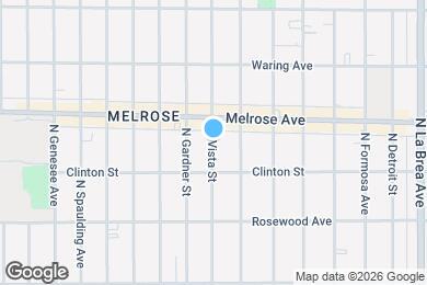 Map image of the property - 640 N Vista St
