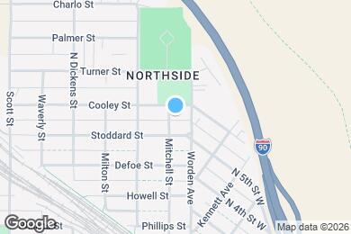 Map image of the property - 1310 Mitchell St