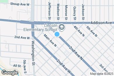 Map image of the property - 651 2nd Ave N