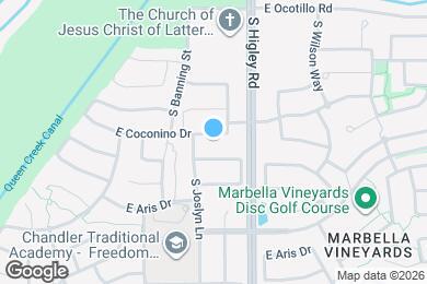 Map image of the property - 3127 E Coconino Dr