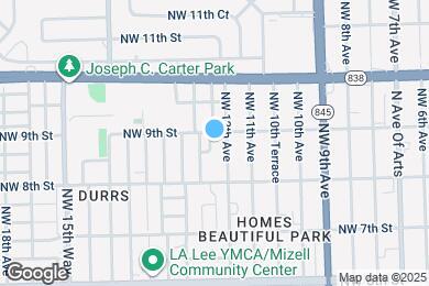 Map image of the property - 836 NW 12th Ter
