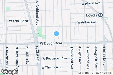 Map image of the property - 6415 N Greenview Ave