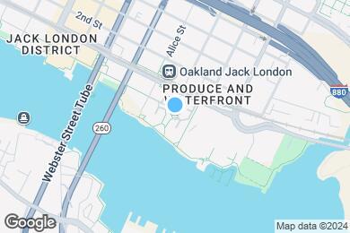 Map image of the property - The Landing at Jack London Square