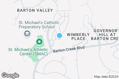 Map image of the property - Barton Creek Villas