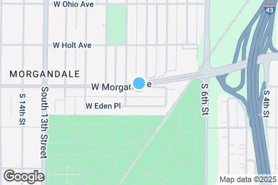Map image of the property - 911 W Morgan Ave