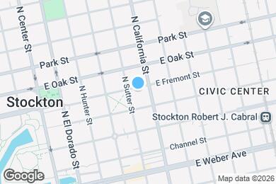 Map image of the property - 414 E Fremont St