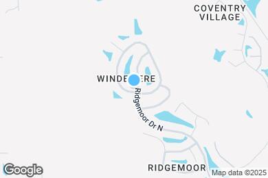 Map image of the property - 4300 Ridgemoor Dr N