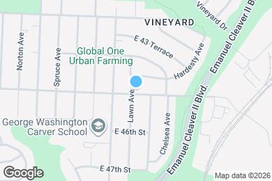 Map image of the property - 4702 E 45th St