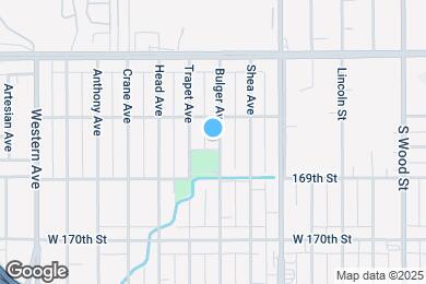 Map image of the property - 16832 Bulger Ave