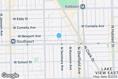 Map image of the property - 3412 N Seminary Ave