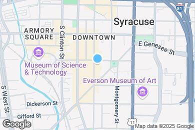 Map image of the property - 413 S Warren St