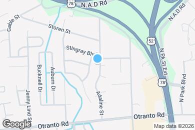 Map image of the property - 8793 Adaline St