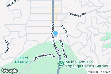 Map image of the property - 4786 Topanga Canyon Blvd