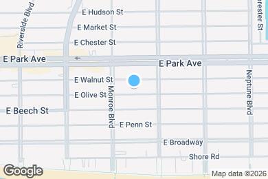 Map image of the property - 335 E Olive St
