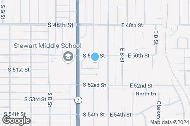 Map image of the property - Gibson Gardens