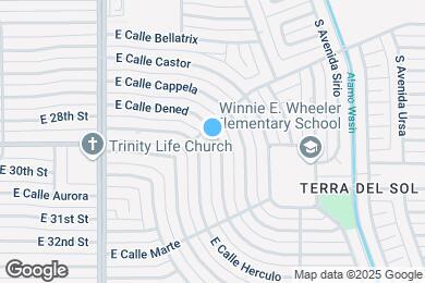 Map image of the property - 6508 E Calle Dened