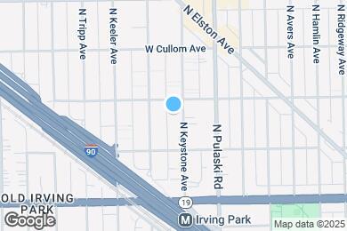 Map image of the property - 4142 N Keystone Ave
