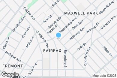 Map image of the property - 5022 Trask St