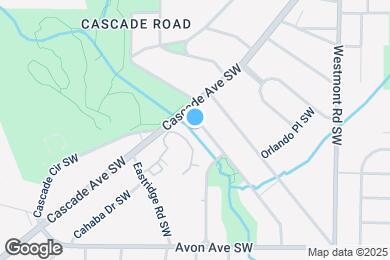 Map image of the property - 1694 Kenmore St SW