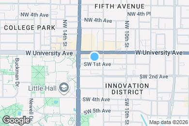 Map image of the property - 1220 SW 1st Ave