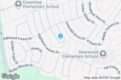 Map image of the property - 3018 Falling Brook Dr