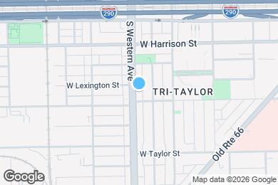 Map image of the property - 747 S Western Ave