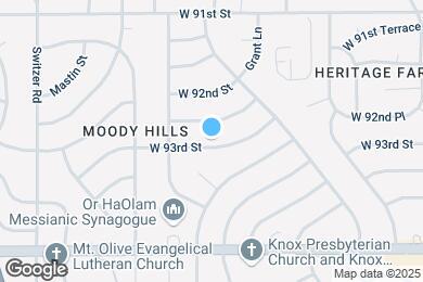 Map image of the property - 9702 W 93rd St