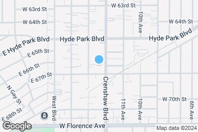 Map image of the property - 6627-6635 Crenshaw Blvd.