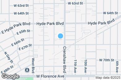 Map image of the property - Mid-Century Property Amid South LA’s Vital...
