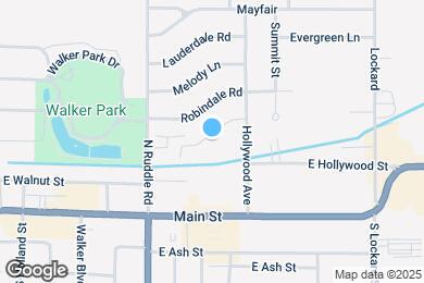 Map image of the property - 389 N Hollywood Ave
