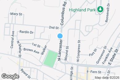 Map image of the property - 111 N Lancaster St