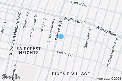 Map image of the property - 1525 1/2 S Orange Grove Ave