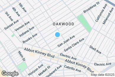 Map image of the property - 550 Westminster Ave