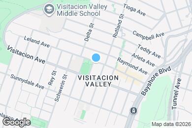 Map image of the property - 233 Leland Ave