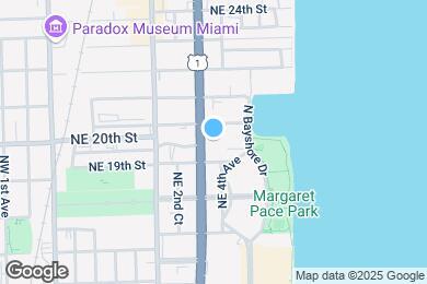 Map image of the property - 2001 Biscayne Blvd